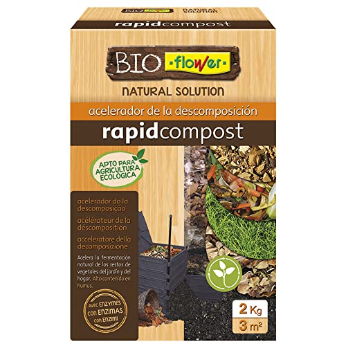 Bioflower Rapid Compost Acelerador de la Descomposición, 2 kg